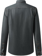 Men's Long Sleeve Cotton Denim Shirt