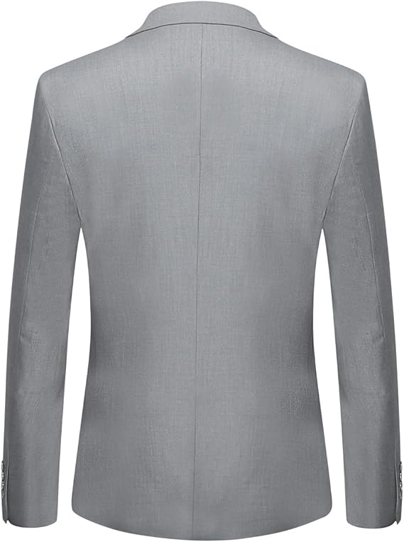 Men's Slim Fit One-Button Suit Jacket