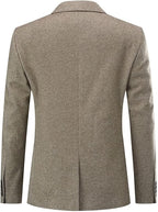 Men's Tweed Striped Blazer