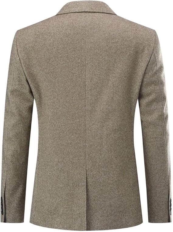 Men's Tweed Striped Blazer