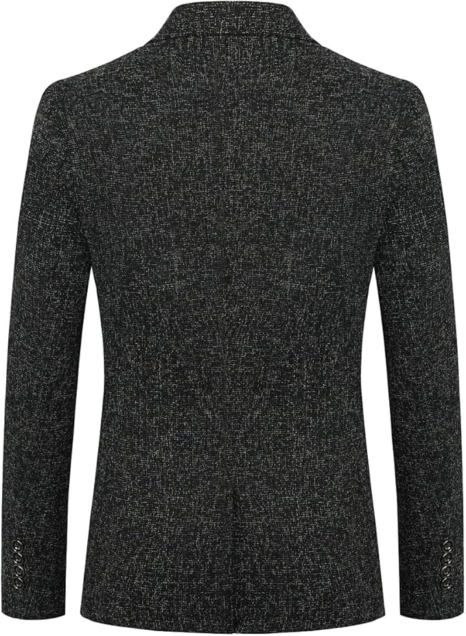 Allthemen Men's Jacket Sporty Cotton Blazer Slim Fit Modern Jacket Casual Suit Jacket for Men