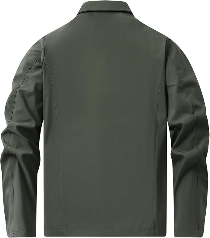 Men's Lightweight Zip-Up Bomber Jacket