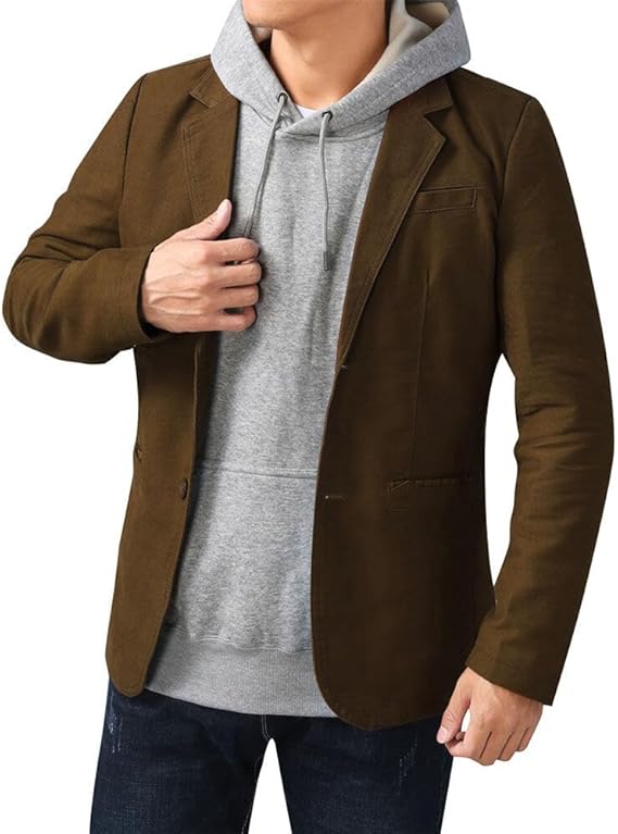 Men's Slim Fit Casual Blazer Jacket