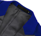 Men's Velvet Blazer Regular Fit Tuxedo Jacket