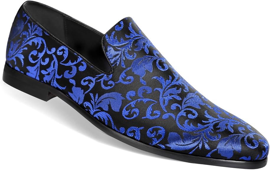 Men's Embroidered Loafer Shoes