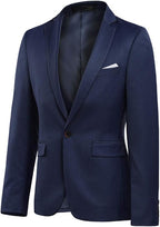 Men's Slim Fit One-Button Blazer