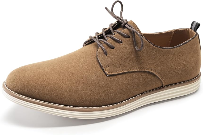 Men's Suede Lace-Up Casual Trainers